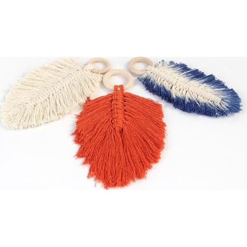 Tapestry Wall Hanging Macrame Home Decoration Accessories Feathers Car Hanging Bohemian Hand-woven Mexican Home Decoration