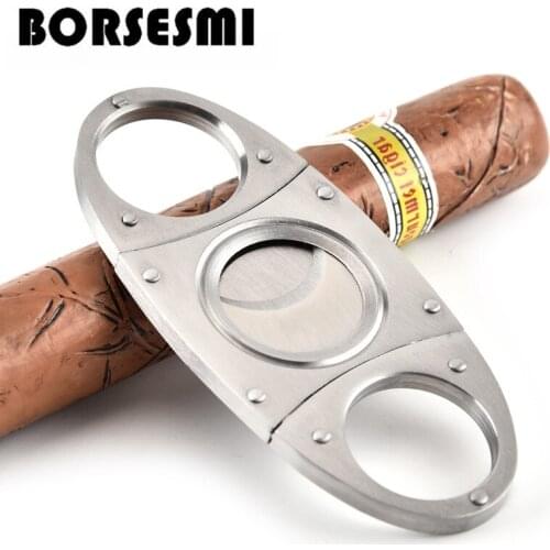 Good quality stainless steel cigar scissors 56ring cigar cutter Pocket Gadgets Cutter cigar accessories smoking tool