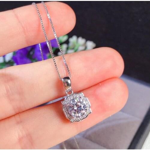 Handmade Lovers Lab Diamond cz Pendant 925 sterling silver Party Wedding Pendant necalace for women Bridal Engagement Jewelry