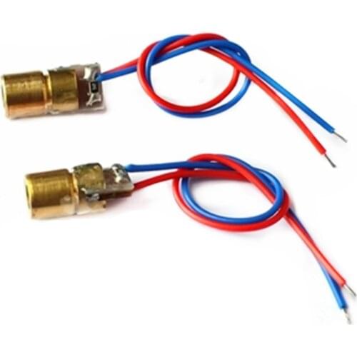 1pcs 5V laser head laser diode dot copper semiconductor laser tube 6MM outer diameter