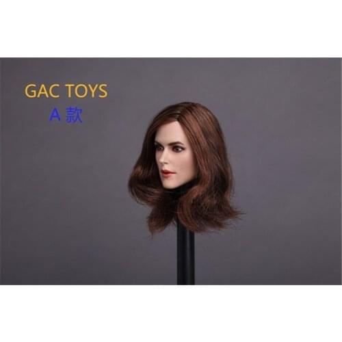 1/6 Scale GC007 Keira Knightley Head Sculpt with Short Blond Hair for Female Figures Bodies