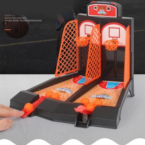 Mini Basketball Table Play Toys Kit Family Sport Game Home Basket Balls Gift