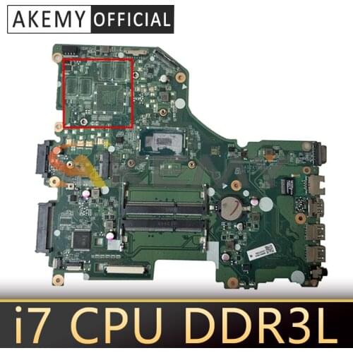 NB.MVH11.004 NBMVH11004 For Acer E5-573 E5-573G Laptop Motherboard DA0ZRTMB6D0 With Intel CoRE i7 CPU DDR3L 100% Fully Tested