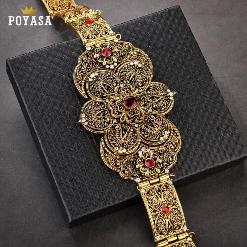 2019 New arrival Caucasus Ethnic old gold belt for women Caucasus traditional wedding waist chain for women free shipping