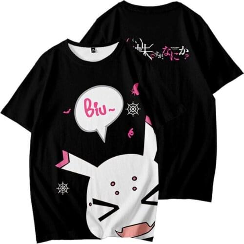 New So I'm a Spider, So What? Kumoko Cosplay T-shirt Kumo Desu ga, Nani ka? t-shirt terylene Summer Kids 3D Printing Tops Tees