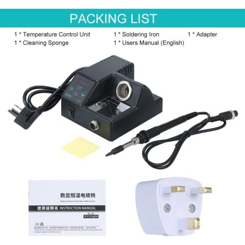 60W Soldering Station with Constant Temperature Digital Display Welding Tool Temperature Repairing Tool Electric Soldering Iron