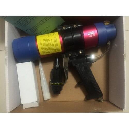 Taiwan Ou Weier 310ml hard plastic industry pressure can speed pneumatic gun silica glass glue OW-Q3