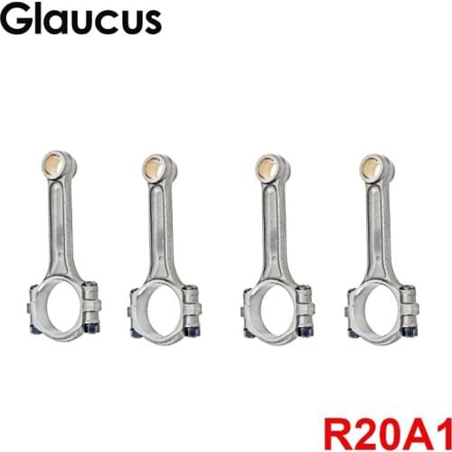 4pcs R20A1 engine connecting rod conrod for Honda CR-V (RE1 RE2) Stream (RSZ) Acura ILX (DE1) 1997cc 2.0L 2007- 13210-RZP-000