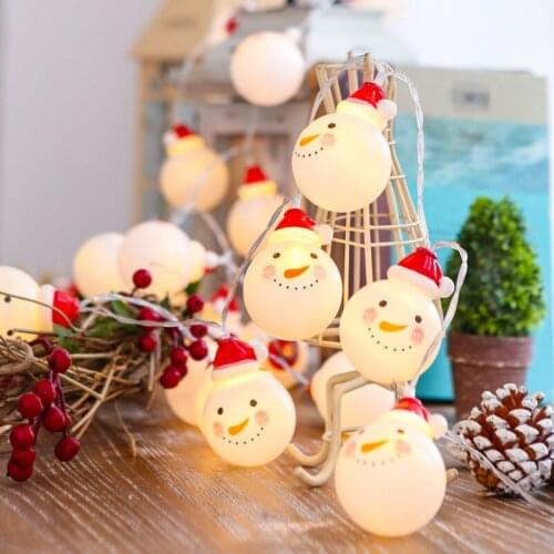 LED copper wire string light Christmas Decorative light string Battery Power Green leaf rattan Home Indoor and outdoor lamp