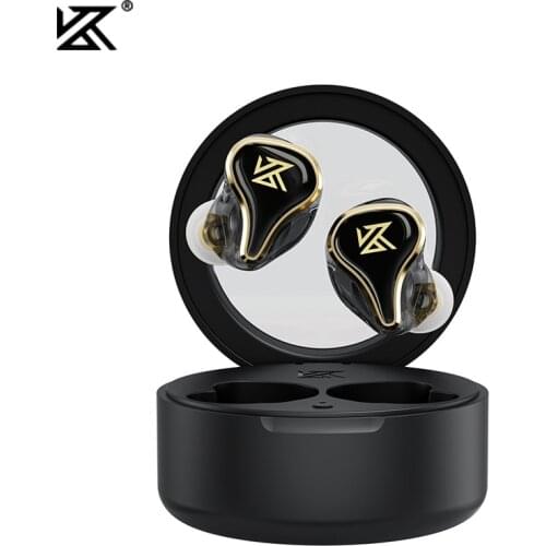 KZ SK10 TWS Bluetooth 5.2 Earphones 1BA+1DD Hybrid HiFi Sport Headset Wireless Touch Control Noise Sport Headset Z3 SKS S2 S1
