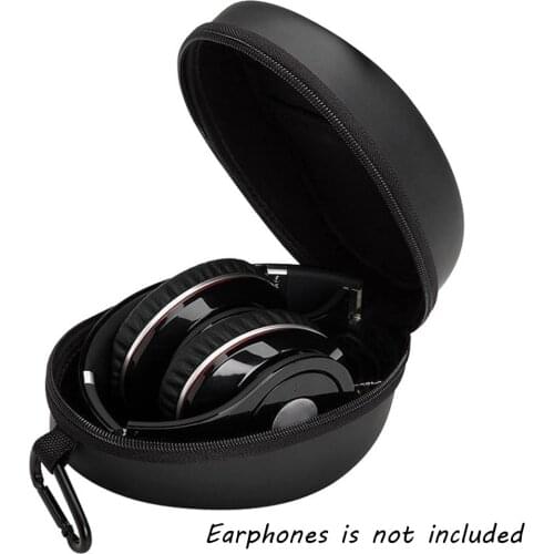 Vococal Universal Oval Shockproof Waterproof Headphone PU EVA Hard Carrying Storage Case Box for JVC HA-S600 Beats Studio Solo