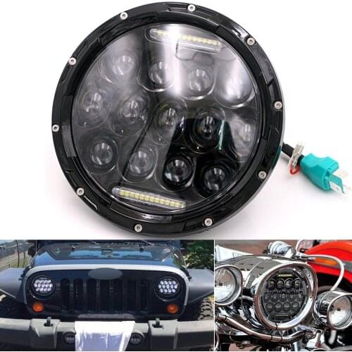7 inch LED Headlamp Motorcycle Headlight For Harley FLSTF Lo FLSTFB Touring Trike Softail
