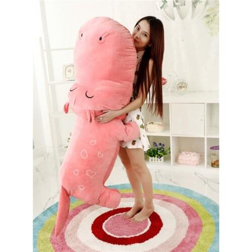 Large 160cm pink hippo plush toy soft sleeping pillow ,birthday gift h748