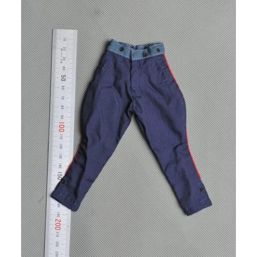 1/6 Scale WWII Soviet Army Pants Breeches Models for 12''Figures Bodies Toys Gifts Collections