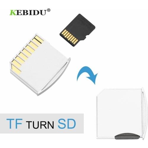 KEBIDU Micro SD Card Up to 64G MicroSD Micro SD SD HC TF to Mini Drive SD Card Reader Writer Adapter For MacBook Air For Mac Pro