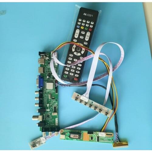 Kit For LP154WX4-TLB2/LP154WX4-TLB4 Controller board DVB-T2 DVB-T Digital HDMI Panel 1 CCFL LCD TV VGA USB remote 1280X800 30pin
