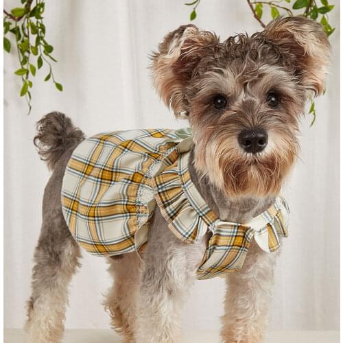 Cute Cartoon Princess Dog Dress Puppy Tutu Skirt Vest Apparel for Birthday