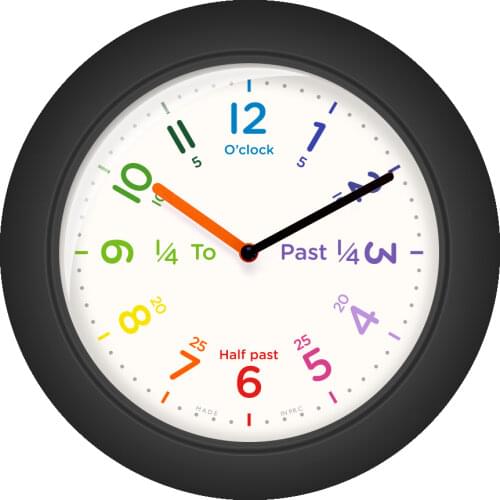 Childrens Room Bedroom Wall Clock Modern Design Blue Silent Watch Kindergarten Clocks Wall Home Decor Decoration Gift Ideas