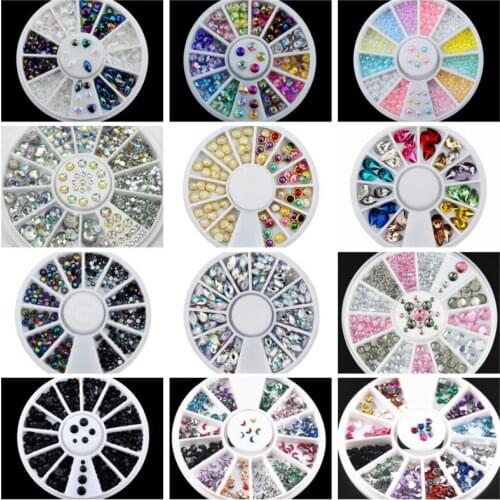 Delicate Ornament Round Ultrathin Sequins Colorful Nail Art Glitter Tips UV Gel 3D Nail Decoration Manicure Accessorie 2018 NEW