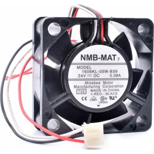 Brand new original 1606KL-05W-B59 4cm 4015 40x40x15mm DC24V 0.08A inverter CNC machine cooling fan