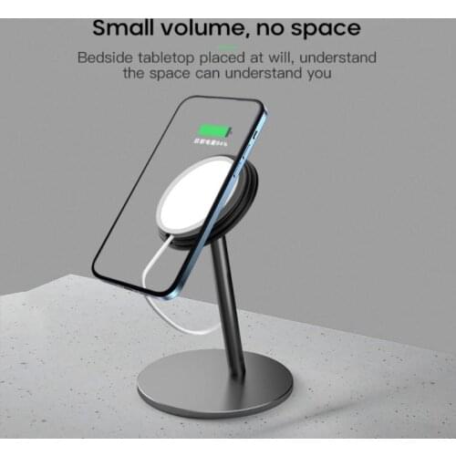 New type of wireless magnetic charger fast charging board bracket base for iphone12 series