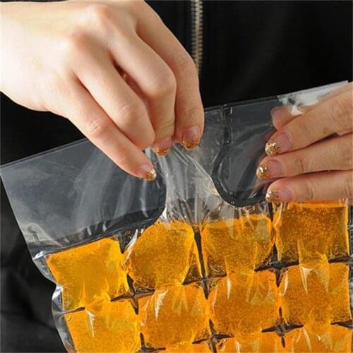10Pcs/set Environmentally Friendly Material Self-sealing Disposable Ice Packs Edible Ice Cubes Mold Making Small Appliances