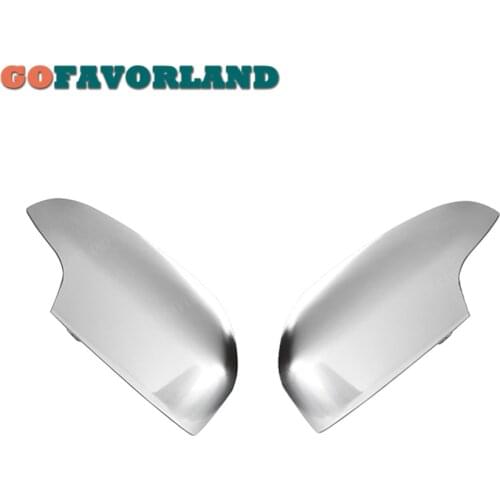 Pair Left Right Rearview Mirror Cover Primer 39850573 39850593 For C30 S60 2007-2009 S80 S40 V50 2007-2008 V70