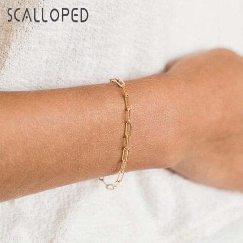 Золотые браслеты Scalloped China At AliExpress
