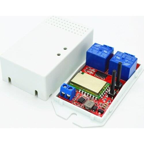 1PCS 2-Channel remote control intelligent wifi control switch / mobile APP remote control switch