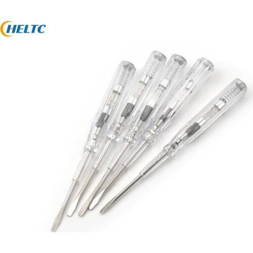 1pcs Induced Electrical Tester Screwdriver Test Probe Pen Voltage Detector Light 100-500V