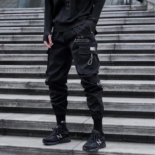 2021 Hip Hop Cargo Casual Pants Boy Versatile Student Hong Feng Leotard Handsome Long Pants Harem Joggers Harajuku Sweatpant