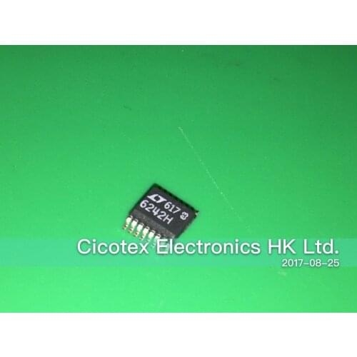 3pcs/lot LTC6242HGN#PBF SSOP16 IC OPAMP GP 18MHZ RRO 16SSOP 6242H
