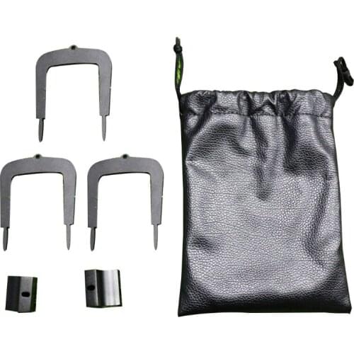 6 Pcs Golf Putting Align Goal Gate Kit Goal-Golf Putter Aim Target Parts