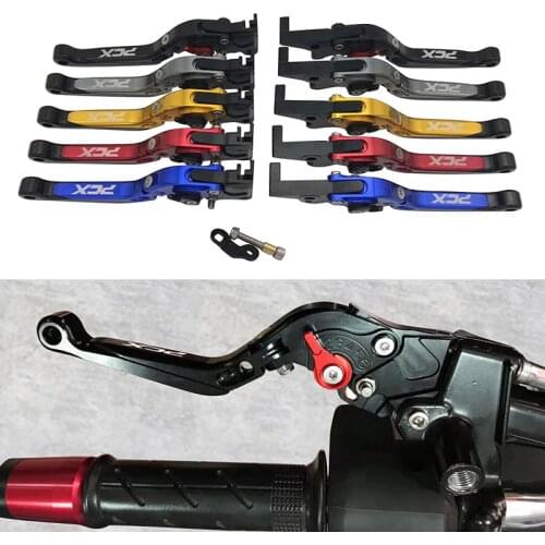 SEMSPEED Motorcycle Accessories Folding Extendable Clutch Brake Levers With Parking Function For Honda PCX 125 PCX 150 2010-2020