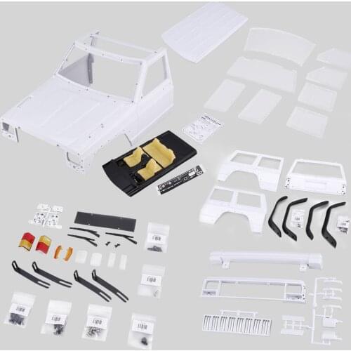 AX-313 12.3inch/313mm Car Body Shell for 1/10 RC Truck Crawler Axial SCX10 & SCX10 II 90046 90047 DIY Kit Cars Body Shell Set