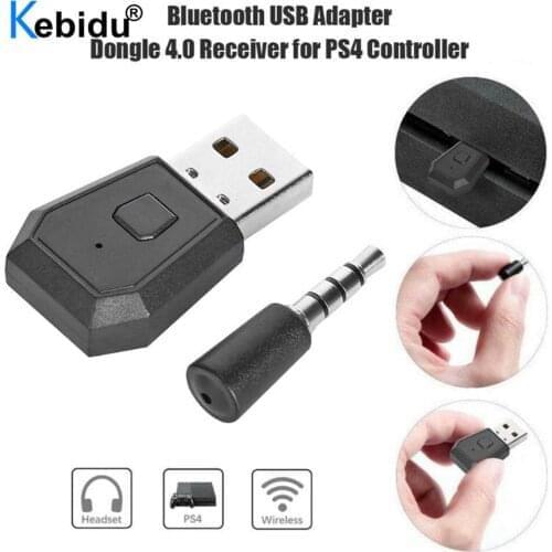 Wireless USB Headset Dongle Receiver Bluetooth 4.0 Adapter for PS4 Controller fit for ANY Bluetooth Headsets Game Accessory