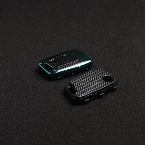 Car Key Case Cover shell Carbon fiber pattern Suitable for Volkswagen New maiteng Passat / Weilan