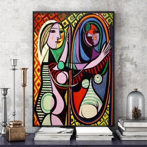 Canvas HD Prints Pictures Pablo Picasso Home Decor Woman Paintings Character Modular Poster Abstract Wall Art For Bedroom Frame