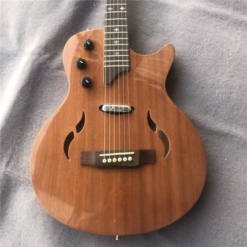 KAI YUN SHENGQUE factory custom high quality raw wood color six string Taylor electric guitar welcome your patronage