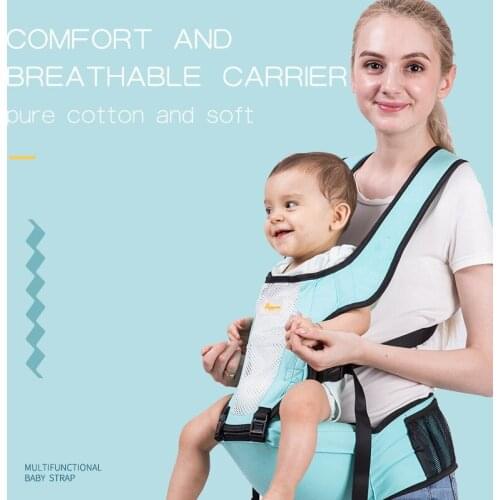 Summer Ergonomic Baby Carrier Infant Baby Hipseat Carrier 3 In 1 Front Facing Ergonomic Kangaroo Baby Wrap Sling