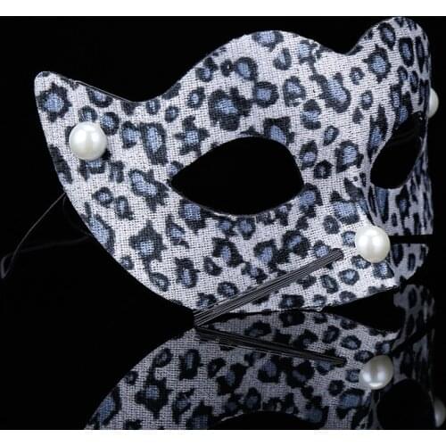 Leopard Tiger Masks Imitation Animal Pattern Unisex Masquerade Mask For Dance Party Costumes Cosplay Props Decoration