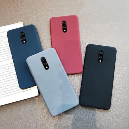 For OnePlus 7 /7 Pro /6/6T 3/3T/5/5T Sandstone Soft Back Case Matte Slim Cover Shockproof