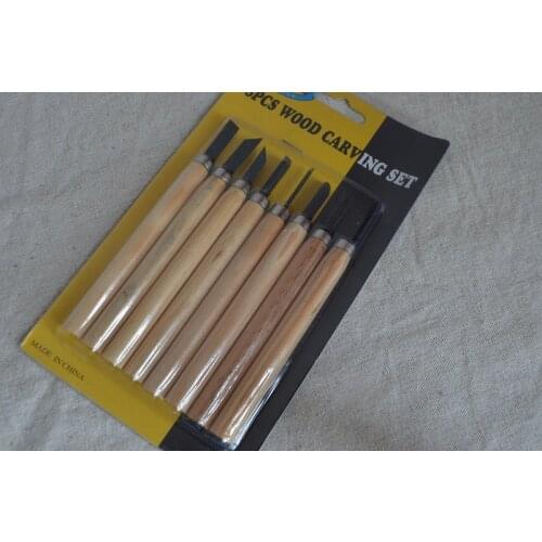 New 8pcs/set Pumpkin carving Sculpt Wood Carving Chisels Gouge Blade Wood worker Artist Tool