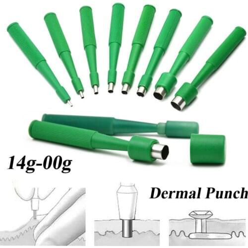 1PCS Disposable Professional Biopsy Dermal Puncher For Skin Tool Easy Use Sterilized Dermal Anchor Punch Tool Piercing Jewelry