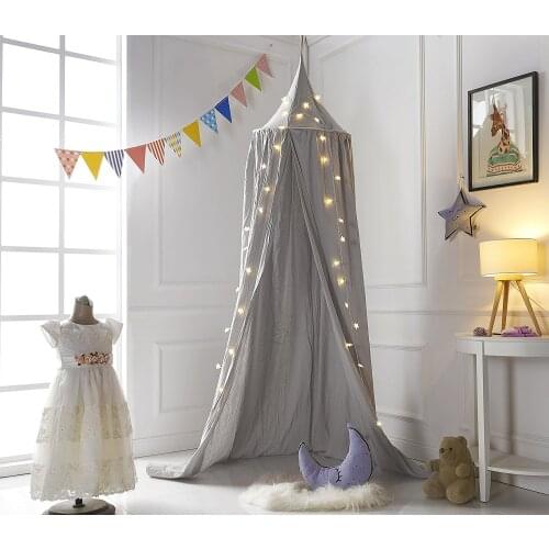 Hanging Princess Bed Canopy Mosquito Net Dome Dream Curtain Tent Baby Crib Round Hung Canopy Tent Bedding Crib Room Decor D20