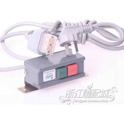 Industrial Sewing Machine Parts / Motor Switch Connection ( With A Line ) , Starting With A Line Switch 220V 380V