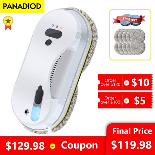 Panadiod Window Washer Electric Robot Window Cleaner Anti-falling Intelligent Magnet Window Cleaning Robot Remote Control