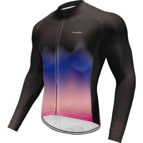 Runchita Pro team Long Sleeve Cycling Jersey Mens Mountain Bicycle Cycling Clothing Ropa Ciclismo Racing Bike Clothes Sportswea