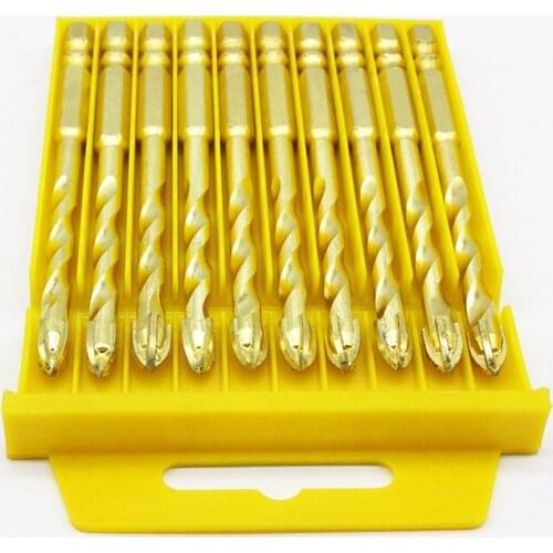 Twist Drill Bit 6mm 8mm 10mm 12mm Tungsten Carbide Tiling Masonry Drilling Drill Bits for Tile Ceramic ement wall