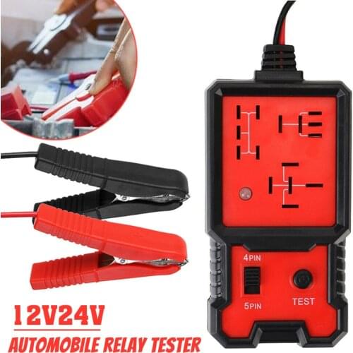 12 V Electronic Automotive Relay Tester Universal Cars Auto Battery Checker 4 Pin 5 Pin Portable Car Repair Inspection Tool